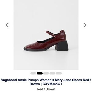 Red vagabond Mary Jane